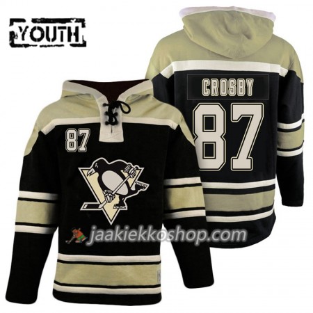 Lapsille NHL Pittsburgh Penguins Sidney Crosby 87 Musta Sawyer Hooded Sweatshirt